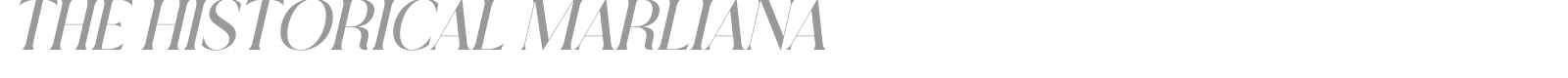 The Historical Marliana font preview